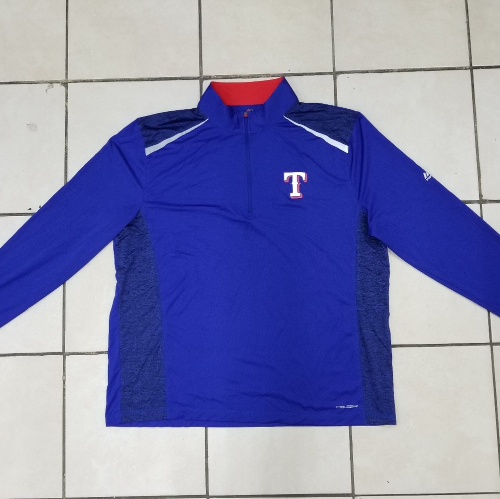 Majestic Texas Rangers long sleeve shirt - size XX